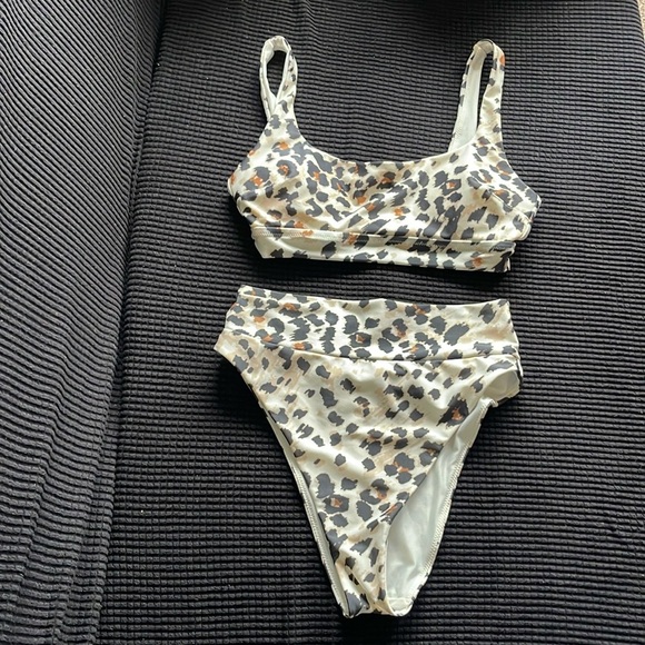 Aerie - Leopard Print Women's Bikini Set - size S - Picture 1 of 4